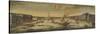 View of the Neva River Banks, 1753-null-Stretched Canvas