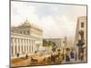 View of the Nevsky Prospekt in Saint Petersburg-Jules Charlemagne-Mounted Giclee Print