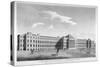 View of the New Bethlem Hospital, St George's Field, Southwark, London, 1814-null-Stretched Canvas