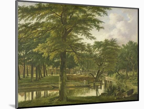 View of the New Canal in the Stronghold in Haarlem-Wybrand Hendriks-Mounted Art Print