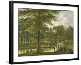 View of the New Canal in the Stronghold in Haarlem-Wybrand Hendriks-Framed Art Print