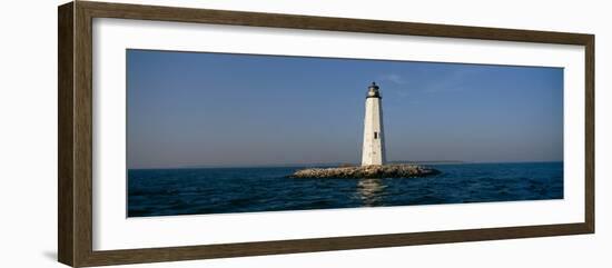 View of the New Point Comfort Lighthouse, Mathews County, Virginia, USA-null-Framed Photographic Print