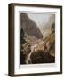 View of the New Simplon Pass, 1811-Mathias Gabriel Lory-Framed Giclee Print