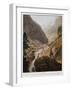 View of the New Simplon Pass, 1811-Mathias Gabriel Lory-Framed Giclee Print