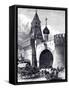 View of the Nikolskaya Tower and Armory in Moscow, Ca 1860-null-Framed Stretched Canvas