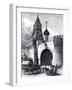 View of the Nikolskaya Tower and Armory in Moscow, Ca 1860-null-Framed Giclee Print