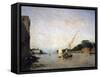 View of the Nile, 19th Century-Eugene Fromentin-Framed Stretched Canvas