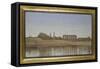 View of the Nile at Luxor, 1857 (Oil on Canvas Laid on Board)-Jean Leon Gerome-Framed Stretched Canvas