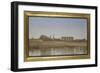 View of the Nile at Luxor, 1857 (Oil on Canvas Laid on Board)-Jean Leon Gerome-Framed Giclee Print