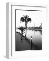 View of the Nile River, Cairo, Egypt-Walter Bibikow-Framed Photographic Print