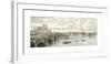 View of the North Bank of The Thames I - Detail-T M Baynes-Framed Premium Giclee Print