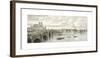 View of the North Bank of The Thames I - Detail-T M Baynes-Framed Premium Giclee Print