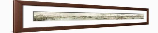 View of the North Bank of The Thames I-T M Baynes-Framed Premium Giclee Print