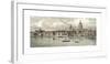 View of the North Bank of the Thames II - Detail-T M Baynes-Framed Premium Giclee Print