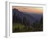 View of the North Cascade Mountains, Tatoosh Wilderness, Washington State, USA-Janis Miglavs-Framed Photographic Print