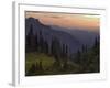 View of the North Cascade Mountains, Tatoosh Wilderness, Washington State, USA-Janis Miglavs-Framed Photographic Print