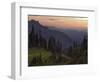 View of the North Cascade Mountains, Tatoosh Wilderness, Washington State, USA-Janis Miglavs-Framed Photographic Print