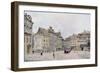 View of the North East Side of the Staromestsky Rynk in 1896, from 'Stara Praha'-Vaclav Jansa-Framed Giclee Print