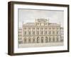 View of the North Front of Somerset House in the Strand, Westminster, London, 1798-John Pass-Framed Giclee Print