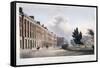 View of the North Side of Grosvenor Square, Westminster, London, 1813-null-Framed Stretched Canvas