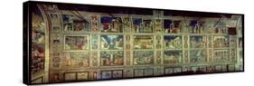 View of the North Wall, circa 1305-Giotto di Bondone-Stretched Canvas