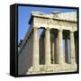 View of the North-West Corner of the Parthenon, 5th Century Bc-CM Dixon-Framed Stretched Canvas