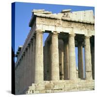 View of the North-West Corner of the Parthenon, 5th Century Bc-CM Dixon-Stretched Canvas