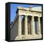 View of the North-West Corner of the Parthenon, 5th Century Bc-CM Dixon-Framed Stretched Canvas