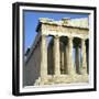 View of the North-West Corner of the Parthenon, 5th Century Bc-CM Dixon-Framed Premium Photographic Print