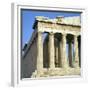 View of the North-West Corner of the Parthenon, 5th Century Bc-CM Dixon-Framed Premium Photographic Print