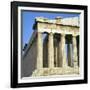 View of the North-West Corner of the Parthenon, 5th Century Bc-CM Dixon-Framed Photographic Print