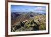 View of the Northern Mountains from the top of Goatfell, Isle of Arran, North Ayrshire, Scotland, U-Gary Cook-Framed Photographic Print