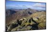 View of the Northern Mountains from the top of Goatfell, Isle of Arran, North Ayrshire, Scotland, U-Gary Cook-Mounted Photographic Print