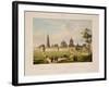 View of the Novodevichy Convent in Moscow, 1840S-Charles-Claude Bachelier-Framed Giclee Print