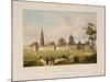 View of the Novodevichy Convent in Moscow, 1840S-Charles-Claude Bachelier-Mounted Giclee Print