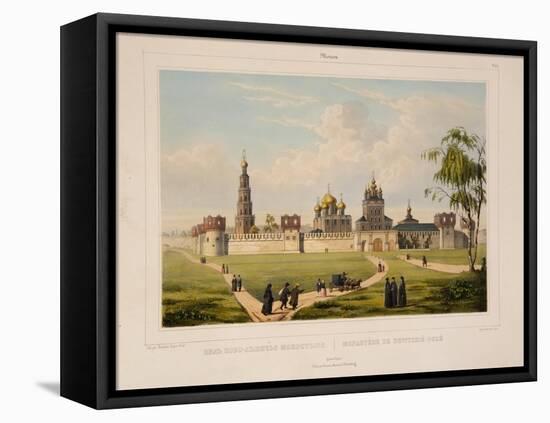 View of the Novodevichy Convent in Moscow, 1840S-Charles-Claude Bachelier-Framed Stretched Canvas