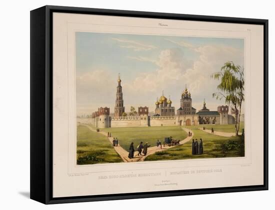 View of the Novodevichy Convent in Moscow, 1840S-Charles-Claude Bachelier-Framed Stretched Canvas