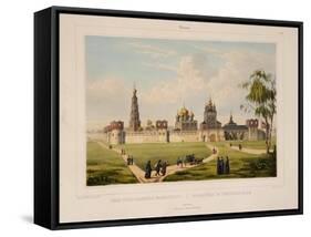 View of the Novodevichy Convent in Moscow, 1840S-Charles-Claude Bachelier-Framed Stretched Canvas