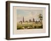 View of the Novodevichy Convent in Moscow, 1840S-Charles-Claude Bachelier-Framed Giclee Print