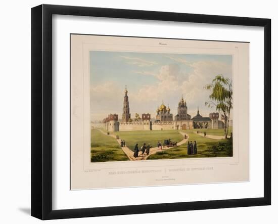 View of the Novodevichy Convent in Moscow, 1840S-Charles-Claude Bachelier-Framed Giclee Print