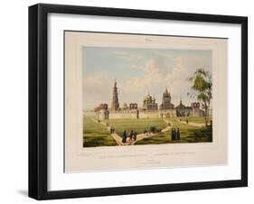 View of the Novodevichy Convent in Moscow, 1840S-Charles-Claude Bachelier-Framed Giclee Print