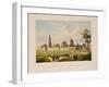 View of the Novodevichy Convent in Moscow, 1840S-Charles-Claude Bachelier-Framed Giclee Print
