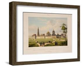 View of the Novodevichy Convent in Moscow, 1840S-Charles-Claude Bachelier-Framed Giclee Print