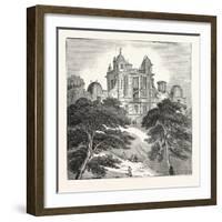 View of the Observatory at Greenwich. U.K. London-null-Framed Giclee Print