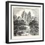 View of the Observatory at Greenwich. U.K. London-null-Framed Giclee Print