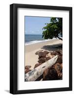 View of the Ocean on the Gulf of Guinea, Libreville, Gabon-Alida Latham-Framed Photographic Print