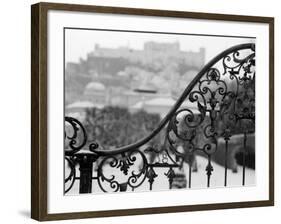 View of the Old City and Castle, Salzburg, Austria-Walter Bibikow-Framed Photographic Print