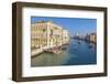 View of the old Palazzo Cavalli Franchetti overlooking the Canal Grande (Grand Canal), Venice, UNES-Roberto Moiola-Framed Photographic Print