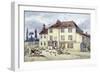 View of the Old Pied Bull Inn, Islington, London, C1840-Frederick Napoleon Shepherd-Framed Giclee Print