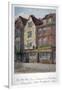 View of the Old Red Cow Inn in Long Lane, Smithfield, City of London, 1854-null-Framed Giclee Print